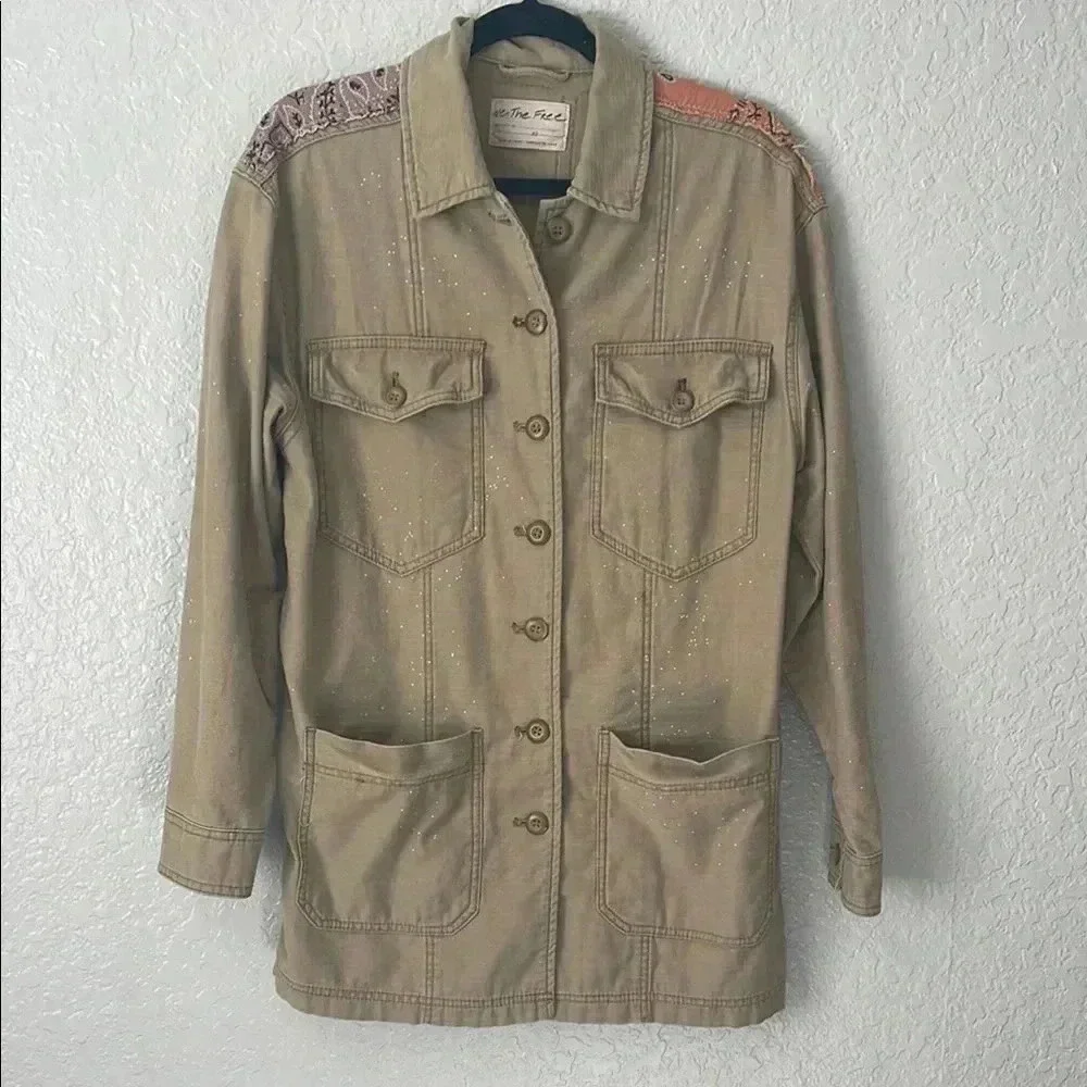 Free People- We The Free -Swept Up Utility jacket - Picture 1 of 5